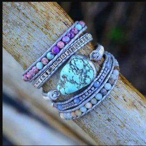 Turquoise Wrap Bracelet - NEW IN BAG